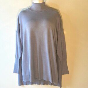 Cato NWT Plus Dusty Blue lightweight longer sweater knit wardrobe essential soft